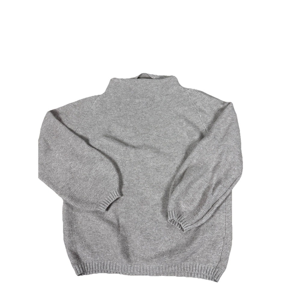 The Reset R Label‎ Funnel Neck Sweater Large  Cashmere Wool Quiet Luxury